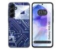 Funda Silicona para Samsung Galaxy A55 5G diseño Circuito Dibujos