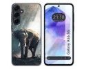 Funda Silicona para Samsung Galaxy A55 5G diseño Elefante Dibujos
