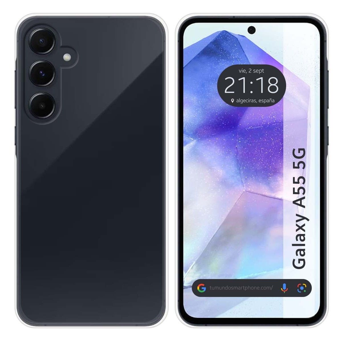 Funda Silicona para Samsung Galaxy A55 5G diseño Leones Dibujos