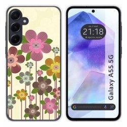 Funda Silicona para Samsung Galaxy A55 5G diseño Primavera En Flor Dibujos