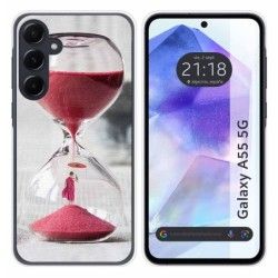 Funda Silicona para Samsung Galaxy A55 5G diseño Reloj Dibujos