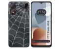 Funda Silicona Transparente para Zte Blade A34 4G diseño Araña Dibujos