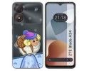Funda Silicona Transparente para Zte Blade A34 4G diseño Cabra Dibujos