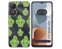 Funda Silicona Transparente para Zte Blade A34 4G diseño Cactus Dibujos