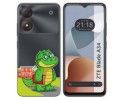 Funda Silicona Transparente para Zte Blade A34 4G diseño Coco Dibujos