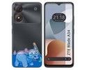 Funda Silicona Transparente para Zte Blade A34 4G diseño Hipo Dibujos