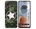 Funda Silicona para Zte Blade A34 4G diseño Camuflaje 01 Dibujos