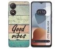 Funda Silicona para Zte Blade A34 4G diseño Madera 01 Dibujos