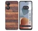 Funda Silicona para Zte Blade A34 4G diseño Madera 03 Dibujos