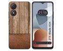 Funda Silicona para Zte Blade A34 4G diseño Madera 09 Dibujos