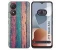 Funda Silicona para Zte Blade A34 4G diseño Madera 10 Dibujos