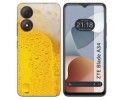Funda Silicona para Zte Blade A34 4G diseño Cerveza Dibujos