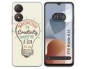 Funda Silicona para Zte Blade A34 4G diseño Creativity Dibujos