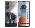 Funda Silicona para Zte Blade A34 4G diseño Elefante Dibujos