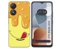 Funda Silicona para Zte Blade A34 4G diseño Helado Vainilla Dibujos
