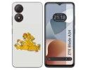 Funda Silicona para Zte Blade A34 4G diseño Leones Dibujos
