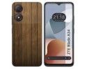 Funda Silicona para Zte Blade A34 4G diseño Madera Dibujos