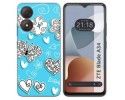 Funda Silicona para Zte Blade A34 4G diseño Mariposas Dibujos