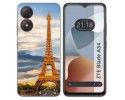 Funda Silicona para Zte Blade A34 4G diseño Paris Dibujos