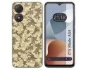 Funda Silicona para Zte Blade A34 4G diseño Sand Camuflaje Dibujos