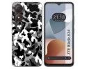 Funda Silicona para Zte Blade A34 4G diseño Snow Camuflaje Dibujos
