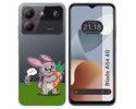 Funda Silicona Transparente para Zte Blade A54 4G diseño Conejo Dibujos