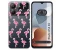 Funda Silicona Transparente para Zte Blade A54 4G diseño Flamenco Dibujos