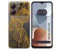 Funda Silicona Transparente para Zte Blade A54 4G diseño Hojas Dibujos