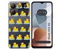 Funda Silicona Transparente para Zte Blade A54 4G diseño Pato Dibujos