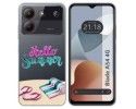 Funda Silicona Transparente para Zte Blade A54 4G diseño Summer Dibujos