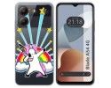 Funda Silicona Transparente para Zte Blade A54 4G diseño Unicornio Dibujos