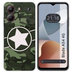 Funda Silicona para Zte Blade A54 4G diseño Camuflaje 01 Dibujos