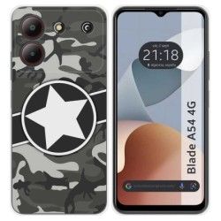 Funda Silicona para Zte Blade A54 4G diseño Camuflaje 02 Dibujos