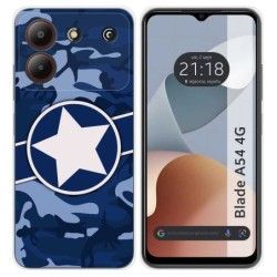 Funda Silicona para Zte Blade A54 4G diseño Camuflaje 03 Dibujos