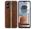 Funda Silicona para Zte Blade A54 4G diseño Cuero 01 Dibujos