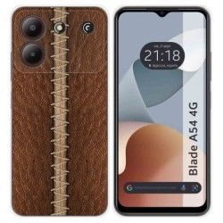 Funda Silicona para Zte Blade A54 4G diseño Cuero 01 Dibujos