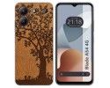 Funda Silicona para Zte Blade A54 4G diseño Cuero 03 Dibujos