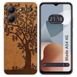 Funda Silicona para Zte Blade A54 4G diseño Cuero 03 Dibujos