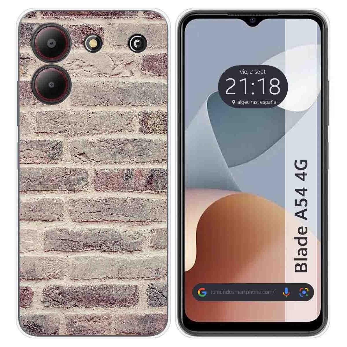 Funda Silicona para Zte Blade A54 4G diseño Ladrillo 01 Dibujos