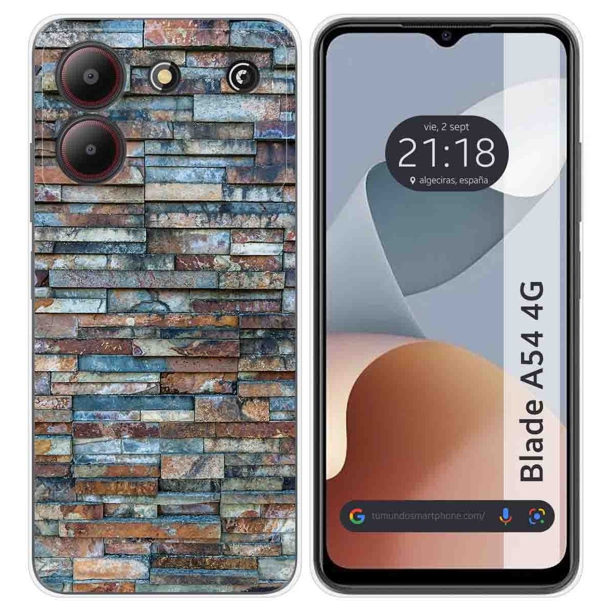 Funda Silicona para Zte Blade A54 4G diseño Ladrillo 05 Dibujos