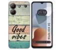Funda Silicona para Zte Blade A54 4G diseño Madera 01 Dibujos