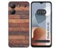Funda Silicona para Zte Blade A54 4G diseño Madera 03 Dibujos