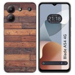Funda Silicona para Zte Blade A54 4G diseño Madera 03 Dibujos