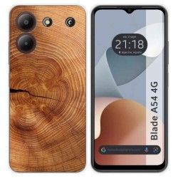 Funda Silicona para Zte Blade A54 4G diseño Madera 04 Dibujos
