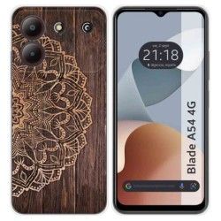 Funda Silicona para Zte Blade A54 4G diseño Madera 06 Dibujos