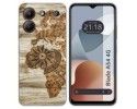 Funda Silicona para Zte Blade A54 4G diseño Madera 07 Dibujos