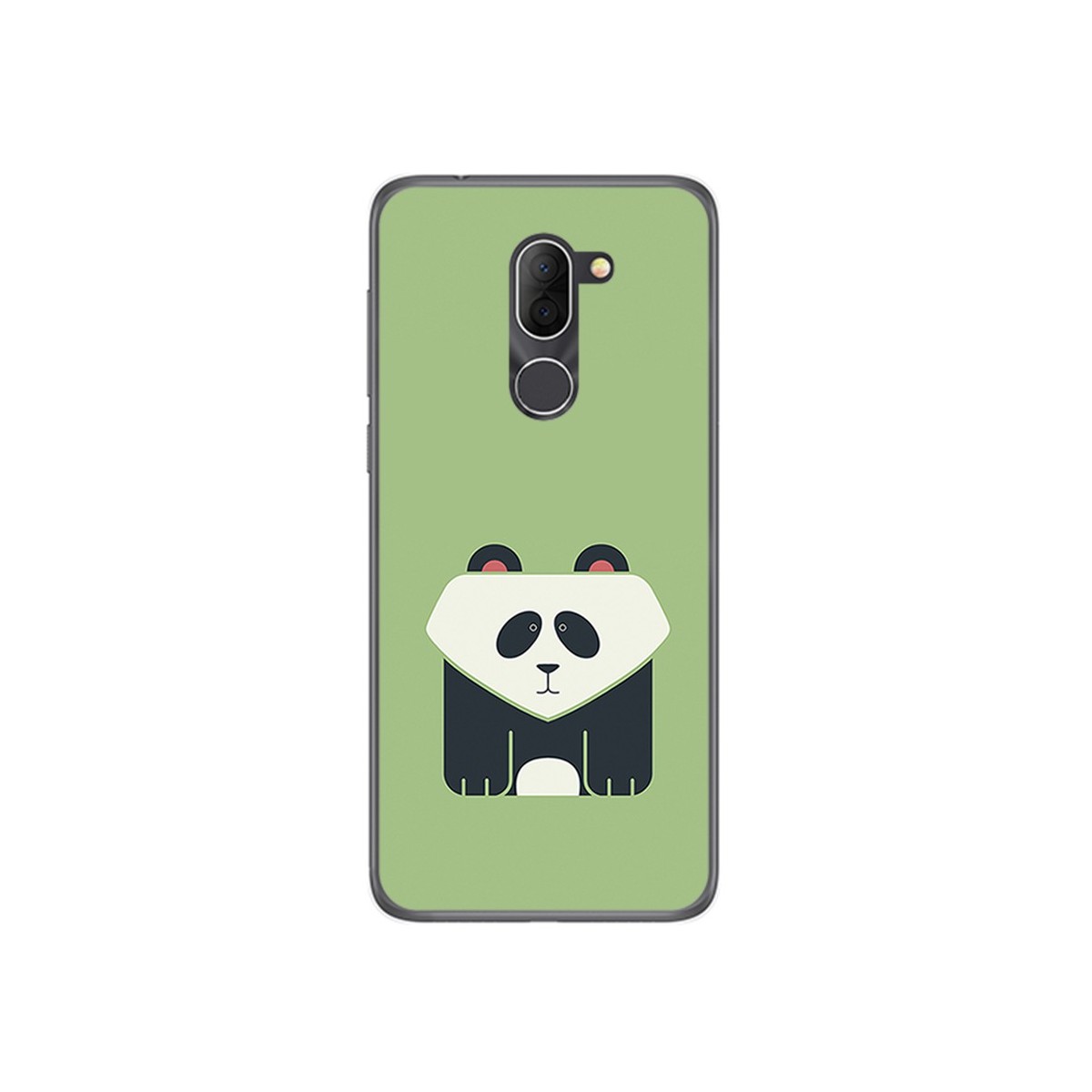 Funda Gel Tpu para Alcatel 3x Diseño Panda Dibujos