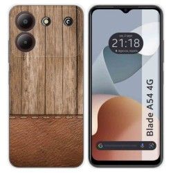 Funda Silicona para Zte Blade A54 4G diseño Madera 09 Dibujos