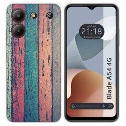 Funda Silicona para Zte Blade A54 4G diseño Madera 10 Dibujos