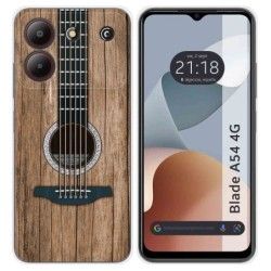 Funda Silicona para Zte Blade A54 4G diseño Madera 11 Dibujos
